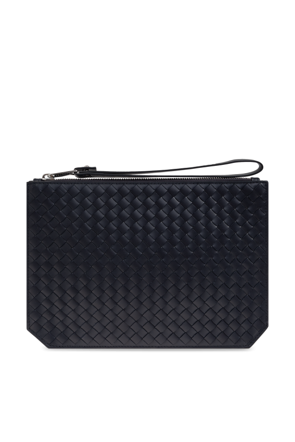 【Bottega Veneta】Handbags Men Leather（関税込み） Bottega Veneta Intrecciato Leather Shoulder Bag Black ref